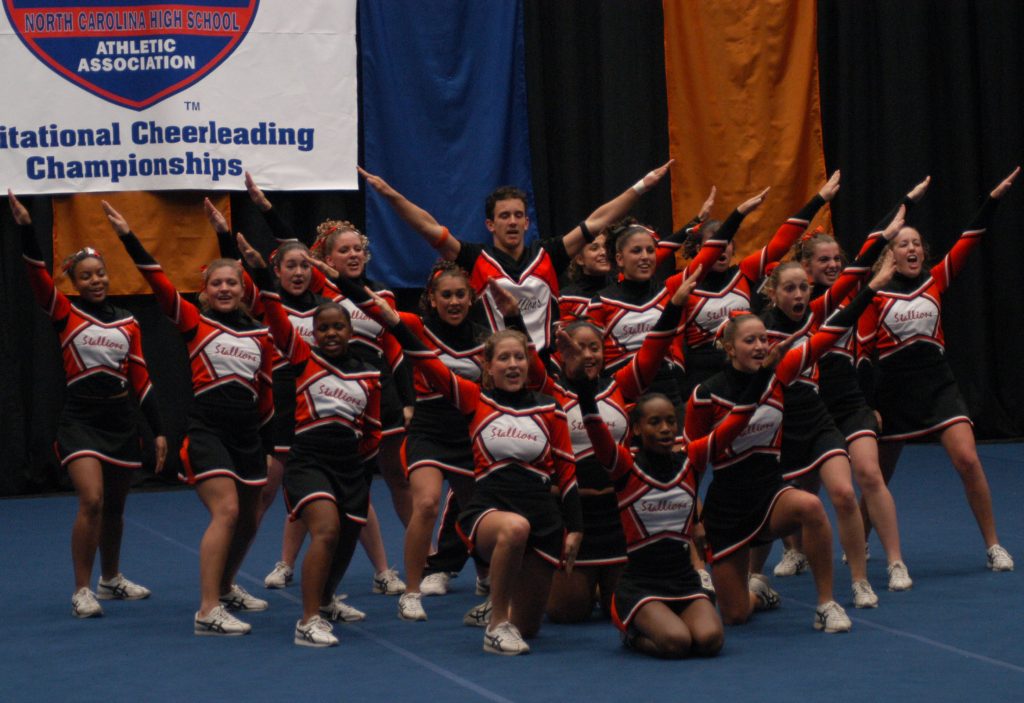 Awards Given In NCHSAA Invitational Cheerleading Competition