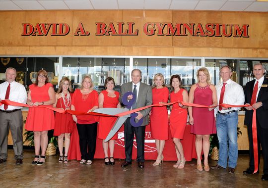 Clyde Erwin Gymnasium Named In Honor of David Ball
