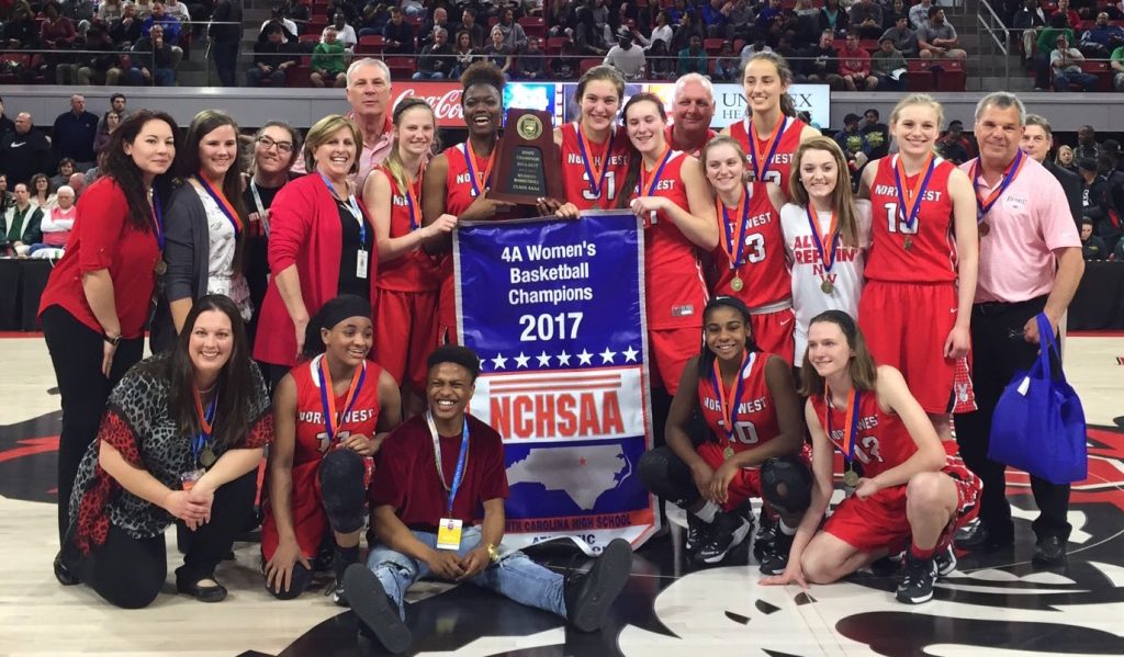 4A Women’s Basketball Championship: NW Guilford holds off SE Raleigh for first title
