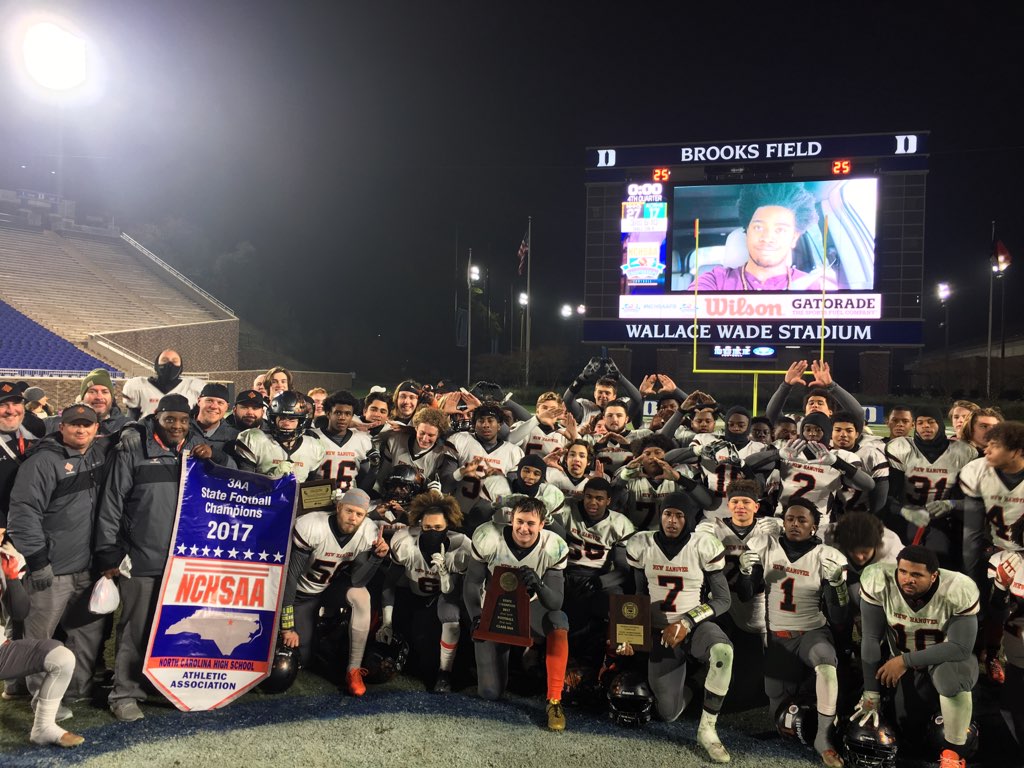3AA FOOTBALL CHAMPIONSHIP – New Hanover topples A.C. Reynolds 27-17 to claim fourth state title