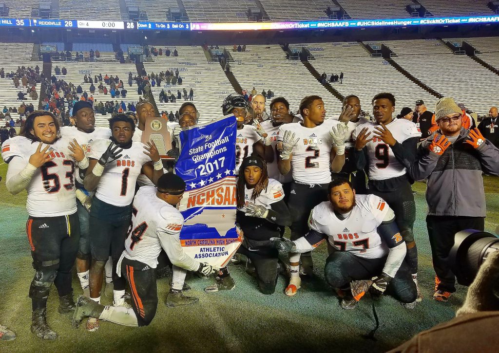 2A FOOTBALL CHAMPIONSHIP – Wallace-Rose Hill knocks out Reidsville 35-28 in overtime