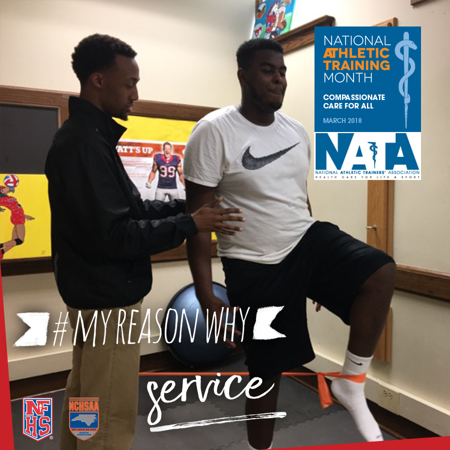 ATHLETIC TRAINING MONTH: W-S Prep’s LAT Dontonio Garrison shares his reason why – Service