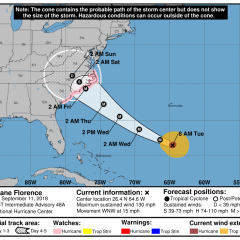 STATEMENT FROM COMMISSIONER QUE TUCKER AHEAD OF HURRICANE FLORENCE