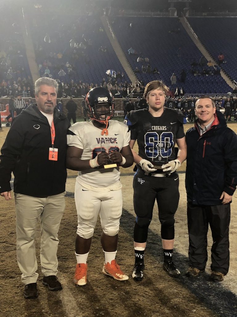 4AA Football Championship 2018 – Wake Forest wins their third straight with stingy defense in 9-7 win over Charlotte Vance