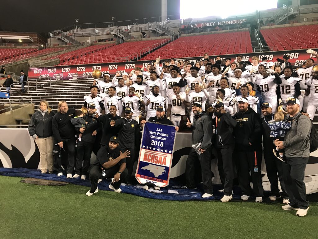 2AA Football Championship – Shelby knocks out North Davidson 42-21 to win program’s tenth NCHSAA title