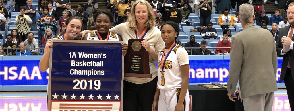 1A Women’s Basketball Championship – Pamlico County wins their first title 62-55 over East Surry