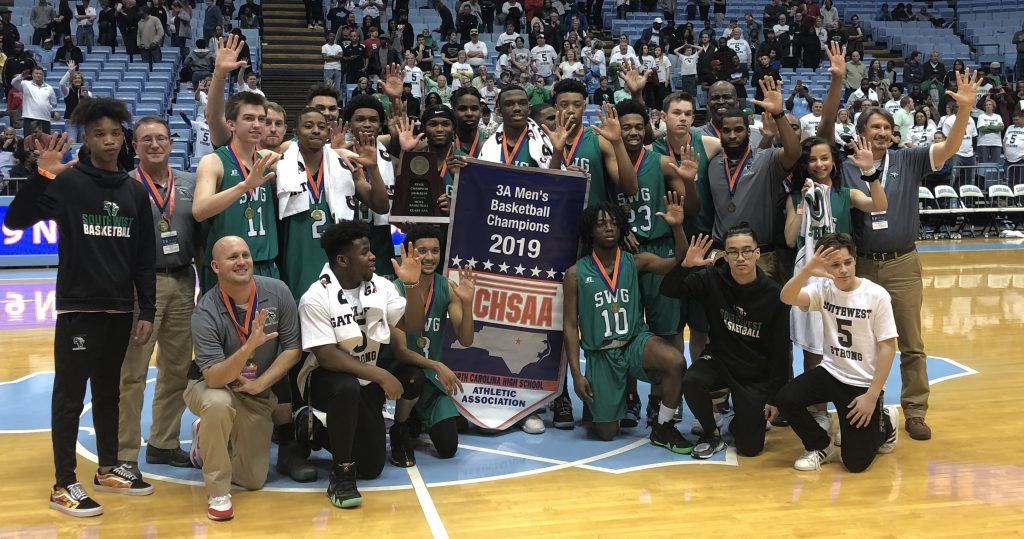 3A Men’s Basketball Championship – Southwest Guilford races away from Williams late for 67-60 victory