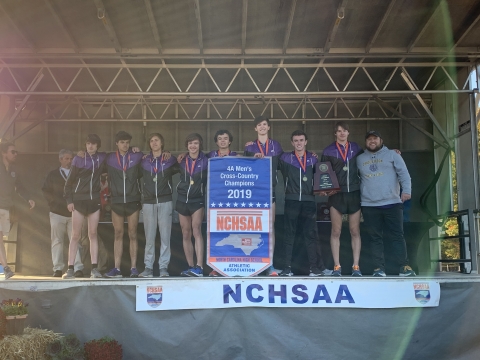 Broughton 2019 4A Men's Cross Country State Champions