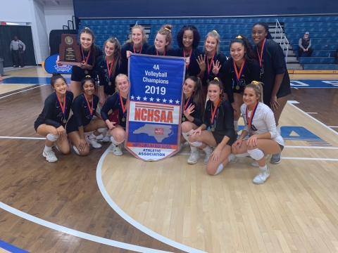 Green Hope 2019 4A Volleyball State Champions
