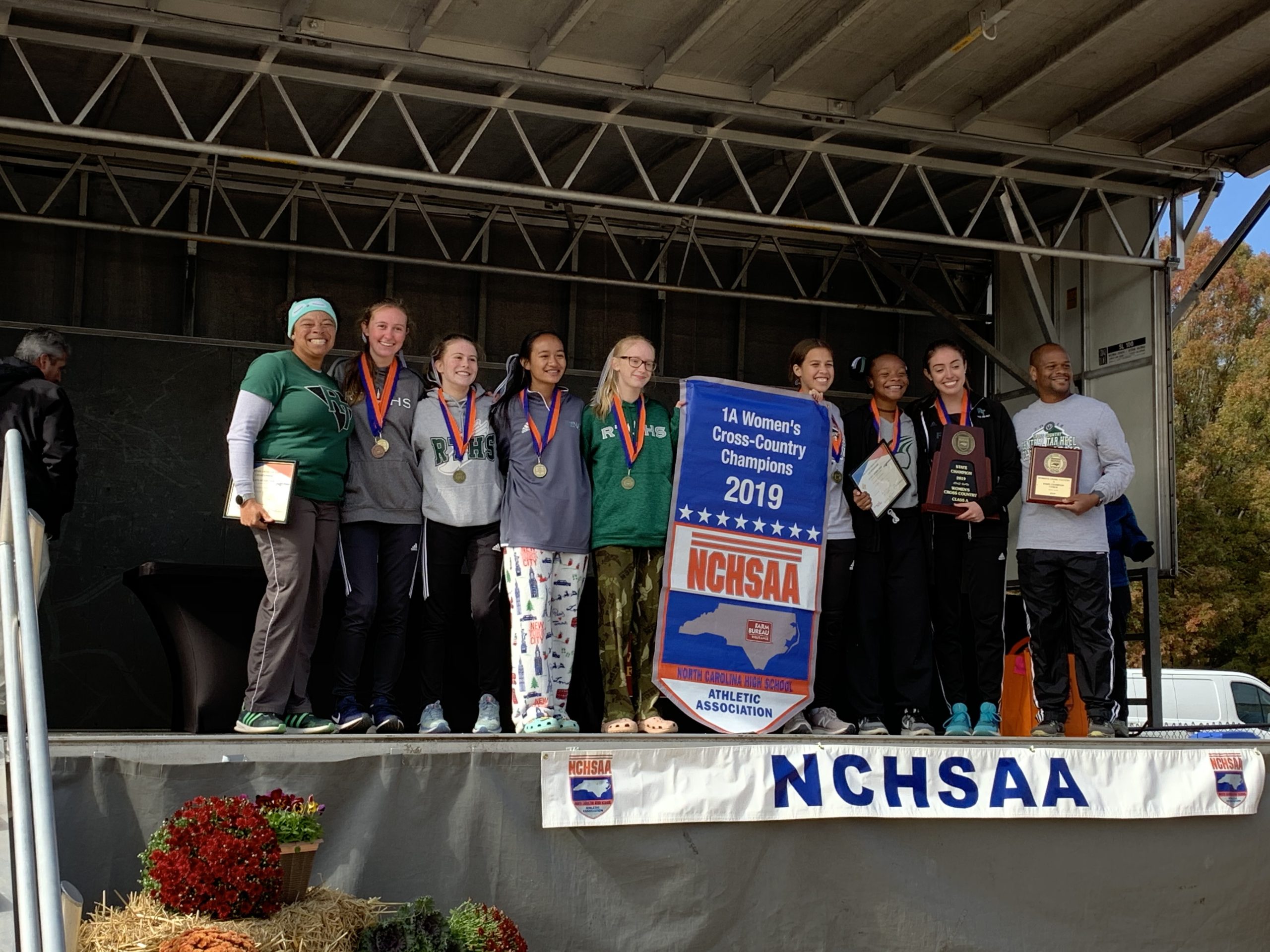 Research Triangle 2019 1A Women's Cross Country State Champions