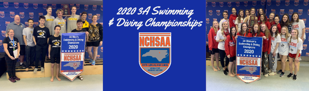 NCHSAA 2020 3A Swimming & Diving Championships – Charlotte Catholic women & Chapel Hill men win team titles
