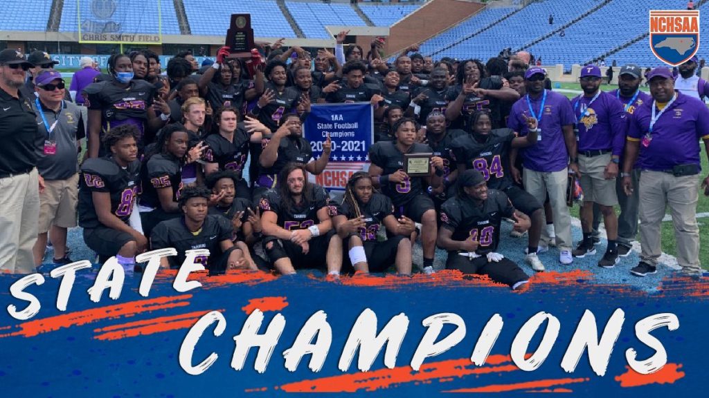 2020-2021 1AA FOOTBALL CHAMPIONSHIP RECAP | Tarboro wins the rubber match 25-7, knocking off East Surry for the second time in three straight State Championship Game meetings