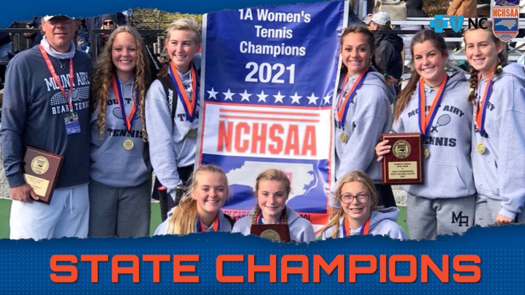 2021 Women’ Tennis Dual Team State Championship Results