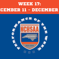 WEEK 17 | 2023-24 ORTHOCAROLINA PERFORMANCE OF THE WEEK